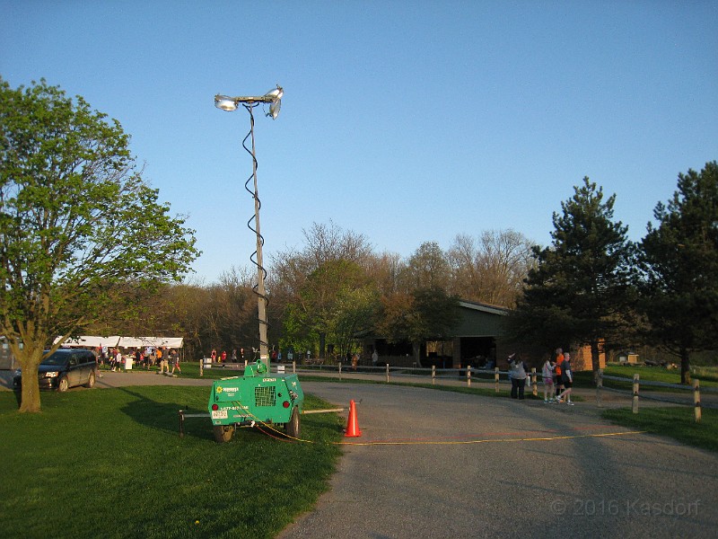2016-05 Moonlight Bootlegger 5K 002.JPG - 2016-05 Moonlight Bootlegger 5K race in the dark. A night race using headlight.